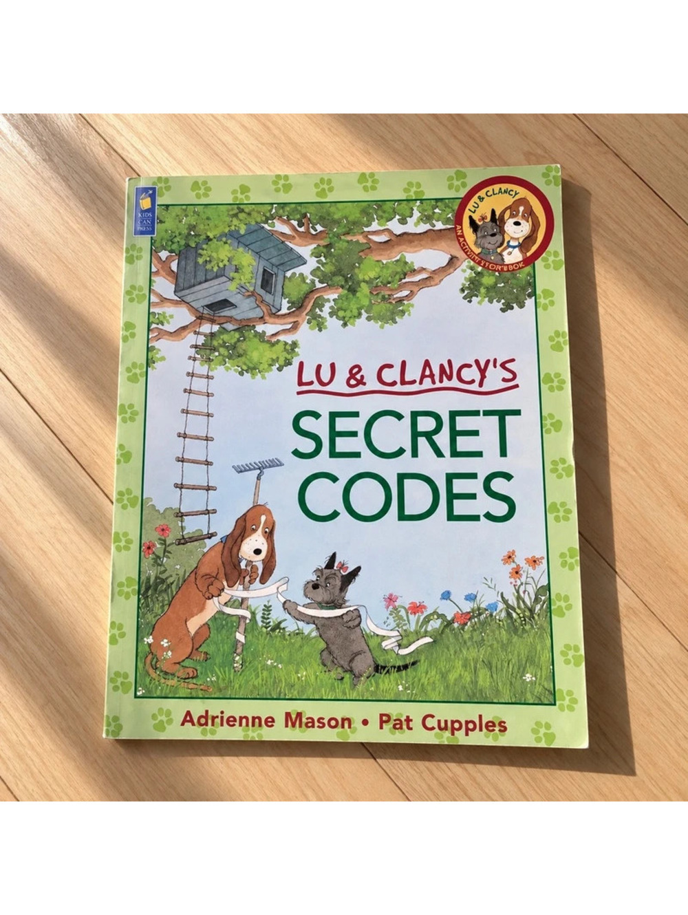 Lu & Clancy's Secret Codes Adrienne Mason 1999 Kids Mystery Activity Book